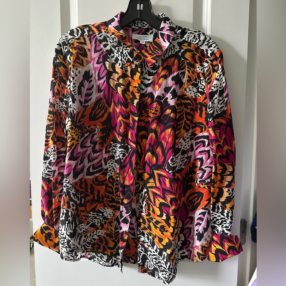 & Other Stories Silk button down blouse